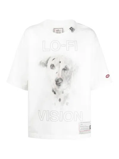 Miharayasuhiro Dog Printed T-shirt In White