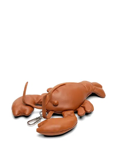 Miharayasuhiro Dolls Lobster Shoulder Bag In Brown