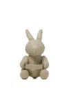 Miharayasuhiro Dolls Rabbit Hug Leather Messenger Bag In Neutral