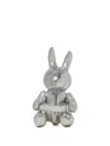 Miharayasuhiro Dolls Rabbit Messenger Bag In Silver