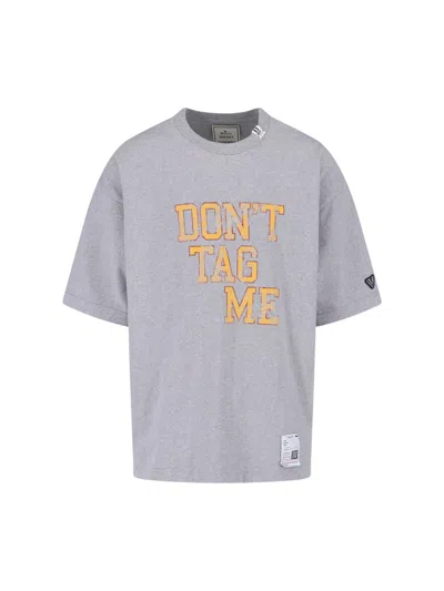 Miharayasuhiro Dont Tag Me T-shirt In Gray