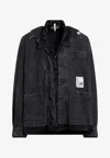 Miharayasuhiro Maison Mihara Yasuhiro Double-layered Shirt Jacket In Black