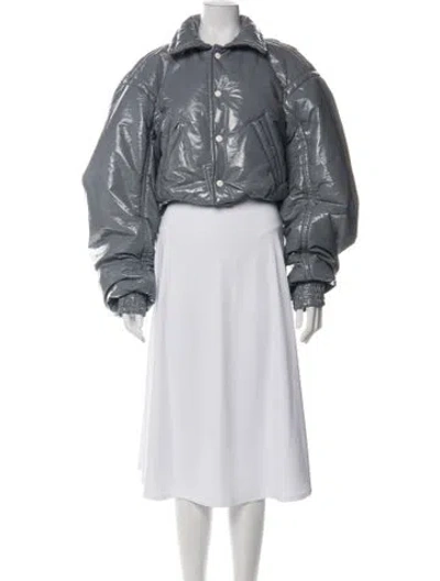 Pre-owned Miharayasuhiro Down Coat In Gray