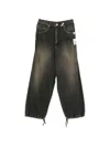 Miharayasuhiro Drawstring Light Wide Jeans In Brown