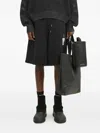 Miharayasuhiro Drawstring Patch-pocket Sweat Shorts In Blue