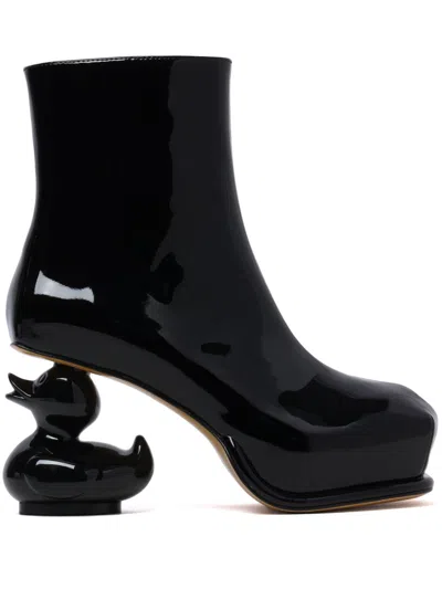 Miharayasuhiro Duck Heel Boots In Black