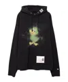Miharayasuhiro Duck-print Hoodie In Black