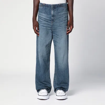 Miharayasuhiro Maison Mihara Yasuhiro Easy Waist Blue Washed Jeans Men