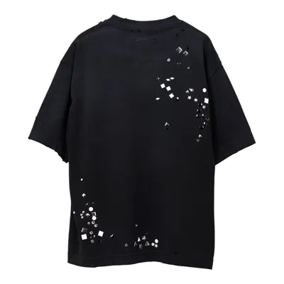 Miharayasuhiro Embellished Distressed Tee In Black
