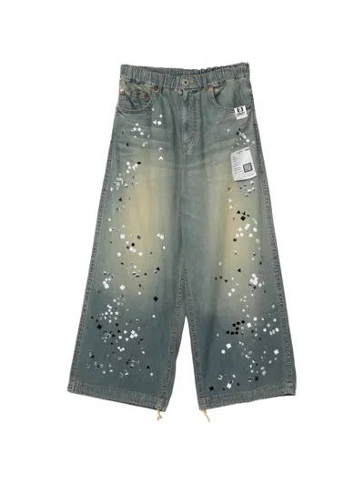 Miharayasuhiro Verzierte Hose Mit Weitem Bein In Gray