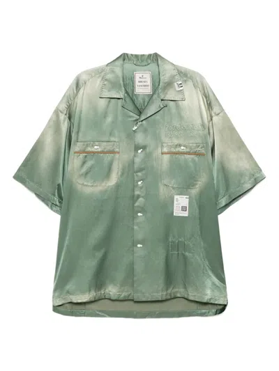 Miharayasuhiro Embroidered Bowling Shirt