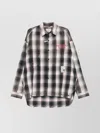 Miharayasuhiro Maison Mihara Yasuhiro Grey Checked Shirt With Distressed Finish