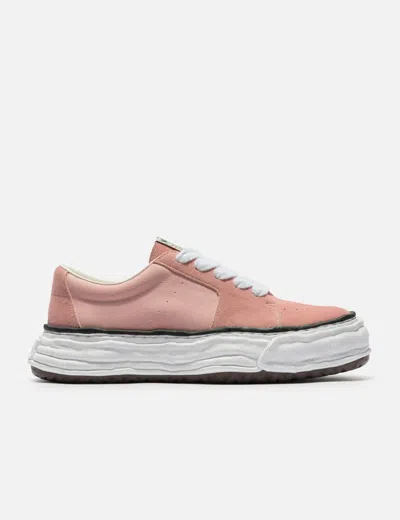 Miharayasuhiro Eric Og Sole Mix Material Low-top Sneaker In Pink