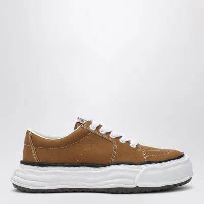 Miharayasuhiro Eric Sneaker In Brown Canvas In Multi