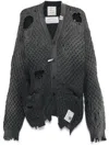 Miharayasuhiro Faded Cardigan In Black
