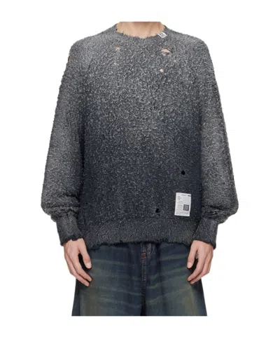 Miharayasuhiro Faded Like Sweater In Black