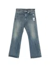 Miharayasuhiro Faded Patchwork Jeans In Blue