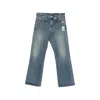 Miharayasuhiro Faded Patchwork Jeans In Blue