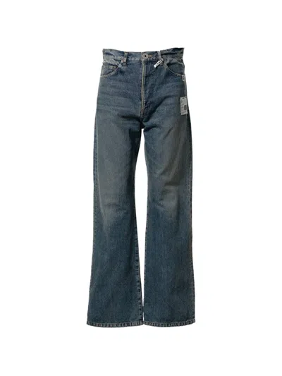 Miharayasuhiro Retro-inspired Flared Jeans In Animal Print