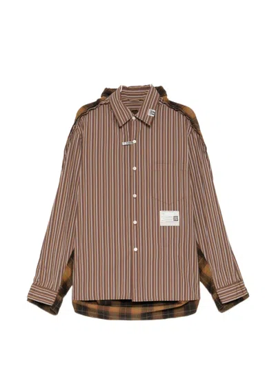 Miharayasuhiro Front Back Docking Shirt In Multi
