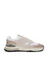 Miharayasuhiro George Original Sole Mixed Material Low Top Sneaker In White