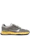 Miharayasuhiro George Original Sole Suede And Mesh Trainers In Grey