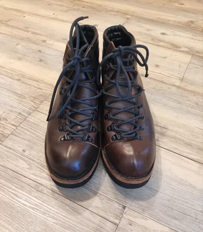 Pre-owned Miharayasuhiro Giant Trekking Boots.like Visvim Or Rick Owens In Brown