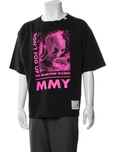 Pre-owned Miharayasuhiro Graphic Print Crew Neck T-shirt W/ Tags In Black