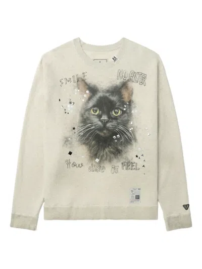 Miharayasuhiro Graphic-print Sweatshirt In Neutral