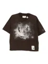 Miharayasuhiro Graphic-print T-shirt In Brown