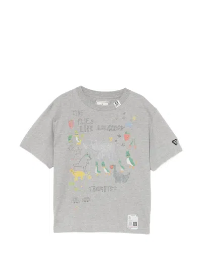 Miharayasuhiro Graphic-print T-shirt In Gray