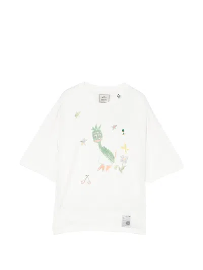 Miharayasuhiro Maison Mihara Yasuhiro Graphic-printed T-shirt In White