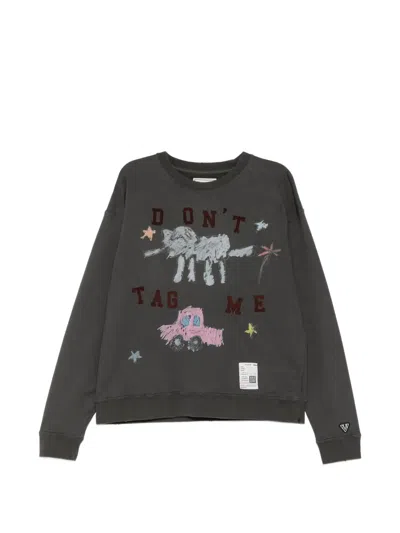 Miharayasuhiro Graphic-print Sweatshirt In Gray