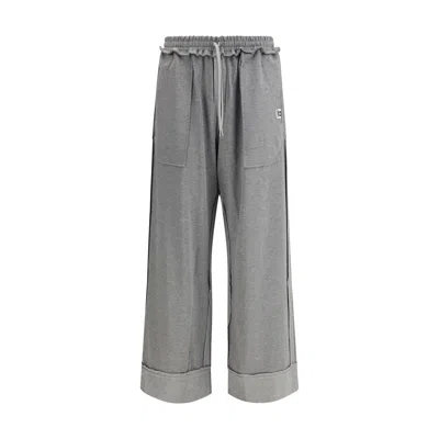 MIHARAYASUHIRO GRAY RAYON CASUAL PANTS