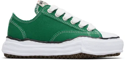 Miharayasuhiro Green Peterson Og Sole Canvas Low-top Sneakers