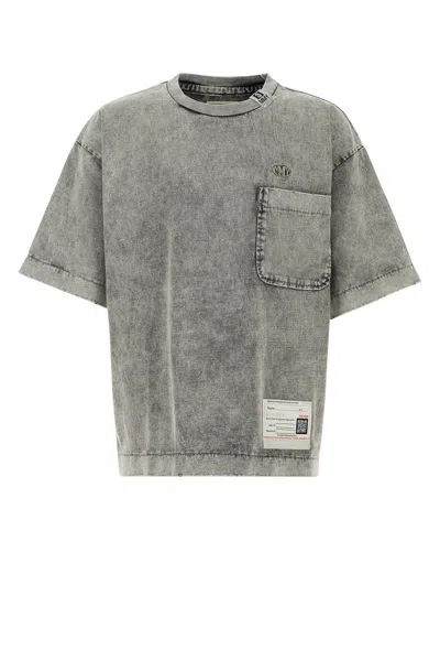 Miharayasuhiro Grey Cotton Oversize T-shirt In Gray
