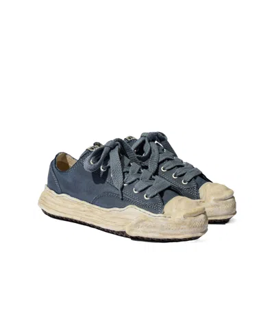 Miharayasuhiro Hank Canvas Lace-up Sneakers In Nude