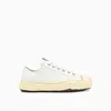 Miharayasuhiro Original Sole Garment Dyed Canvas Low-top Sneaker In White