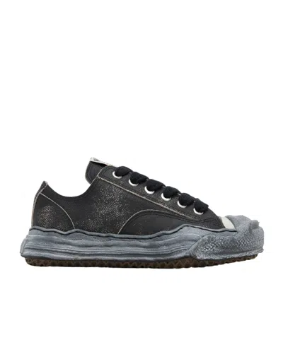Miharayasuhiro Hank Og Low-top Lace-up Casual Sneakers In Black