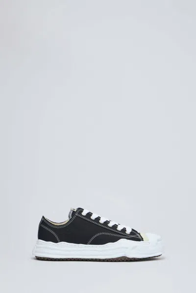 Miharayasuhiro Hank Og Sole Canvas Low-top In Black