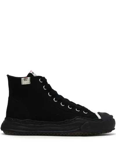 Miharayasuhiro Lace-up Baseball Sneakers In Black