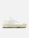 Miharayasuhiro Original Sole Garment Dyed Canvas Low-top Sneaker In White