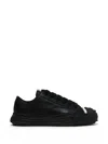 Miharayasuhiro Hank Og Sole Leather Sneakers In Black