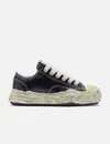 Miharayasuhiro Hank" Og Sole Silicon Coating Canvas Low-top Sneaker In Black