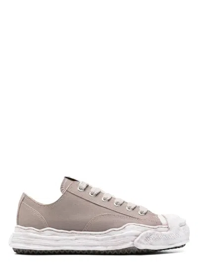 MIHARAYASUHIRO HANK ORIGINA SOLE CANVAS GARMENT DYED LOW-TOP SNEAKERS