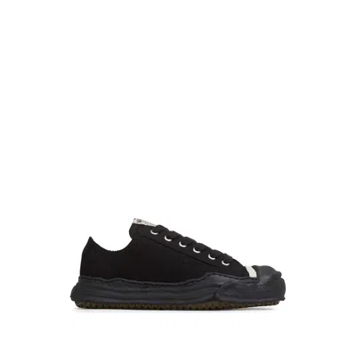 Miharayasuhiro Hank Original Sole Canvas Low-top Sneakers In Black