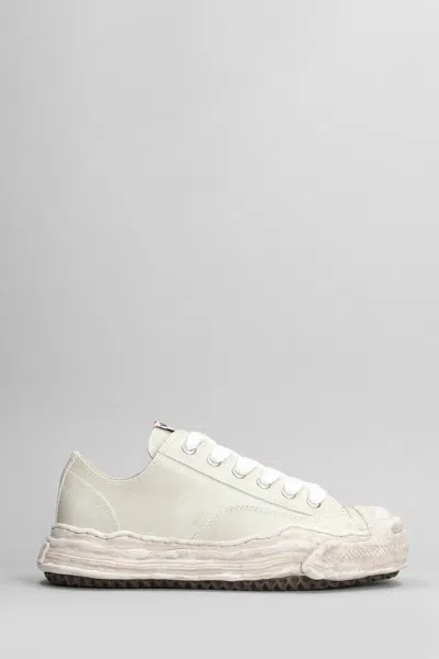 Miharayasuhiro Hank Sneakers In Grey Leather