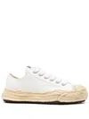 Miharayasuhiro Original Sole Garment Dyed Canvas Low-top Sneaker In White