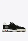 Miharayasuhiro Harbie Canvas Low-top Sneakers In Black