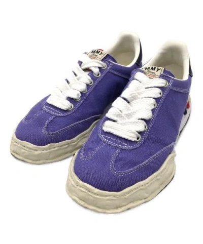 Pre-owned Miharayasuhiro Harbie Low Top Sneakers Purple 43 In Purple/white